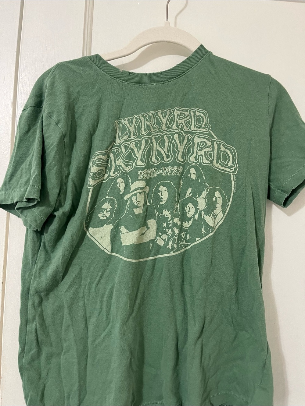 Junk Food Clothing Green Lynyrd Skynyrd Short Sleeve Tee